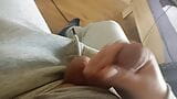 Teen boy jerking off on the sofa with dildo and cumming not home alone (VladimirAnd) snapshot 3