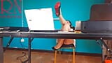 SEXRETARY No panties secretary Nude secretary in the office 2 snapshot 11