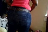 My Friend Trying On Her New Jeans snapshot 7
