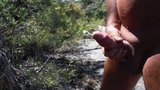 huge slomo cumshot in nature. snapshot 6