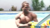 Spunk buff dude poolside snapshot 2