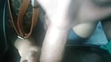 RISKY PUBLIC BLOWJOB ON THE BUS AND FLASHING BOOBS snapshot 10