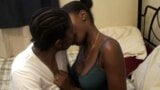 Ebony Lesbians London And Tee Cum In Girl On Girl Finger snapshot 2