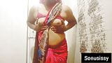 Sexy indian sonusissy navel show in pink dress snapshot 3