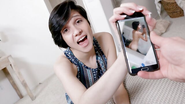 Oops, not supposed to be sending daddy those nudes! But it’s too late now…