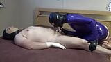 Latex Danielle HEADCUMSHOT play time :) Full vided snapshot 3