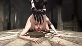 A sexy woman gets fucked hard by a demon Zepar on the altar of sacrifice snapshot 14