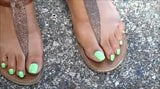 Jaquece Riggs Green Toenails snapshot 1