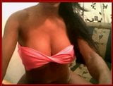 Big Tit Latin Shemale Cums on Webcam snapshot 1