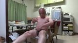 Japanese old man Good feelings man even Touching the nipple snapshot 5