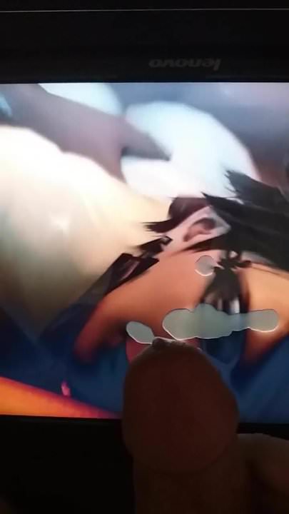 Cumming on Bayonetta