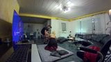 My whore entertaining a regular at home snapshot 5