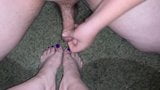 POV Cumshot On Latina Whores Sexy Feet snapshot 6