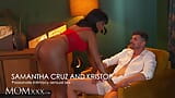 MOMxxx Beautiful Ébano Colombiana MILF Samantha Cruz em boquete íntimo romântico sexo múltiplo orgasmos snapshot 1