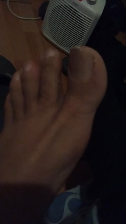 feet need your saliva