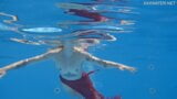 Finlands best Mimi Cica underwater nude swimming snapshot 7