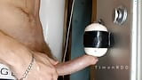 Shower guy fucks flashlight with big uncut dick snapshot 2