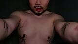 Indonesian Chindo Playing with Nipple Clips snapshot 7
