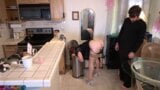 Stepmom stuck in the garbage can needs sex to get free snapshot 7