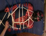 Tied Spiderman on the guest bed snapshot 14
