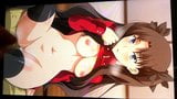 Sop: rin tohsaka - запрошений аніме cum tribute snapshot 2