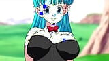 Vegeta e Bulma DBZ Dragon Ball Z anime hentai cartone animato kunoichi trainer naruto giapponese cosplay grandi tette sexy costume cazzo snapshot 5