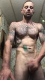 tatted redneck jacks out a load snapshot 1