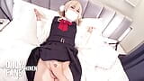 Ui Shigure, Cute Ladyboy Cosplayer get Fucked, Crossdresser Tgirl trans Hentai Cosplay 3 snapshot 6