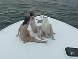 Amazing lesbian threesome on the boat snapshot 1