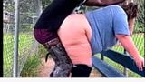 Fat white girl fucked outside  snapshot 1