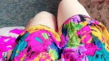 Cute shemale dick handless masturbation smooth white thighs snapshot 3