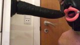 L8xDreamer rubber sissy bimbo sucking big black dildo snapshot 1