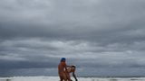 Hot wife fucked on the beach :-) snapshot 9