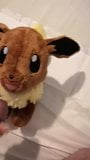 Giving my BaB Eevee plush another facial snapshot 7