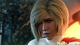 3D Compilation - Tifa Lockhart Threesome Blowjob Fucked Against Wall Final Fantasy Uncensored Hentai snapshot 8