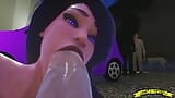 Blowjob in a parking lot (Part 1) Animation snapshot 14