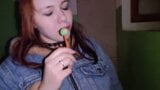 My mistress licked the chupa chups thinking it was a dick snapshot 1