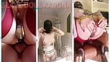 Slave Doll Aaruna Diary 2 (endless moans from electric metal butt plug and chastity belt) snapshot 2