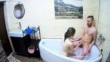 Couple – Funny Bathroom Blowjob and Facial snapshot 10