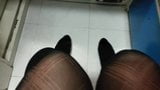 Black Patent Pumps with Pantyhose Teaser 12 snapshot 1