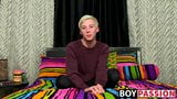 Solo twink Jax Marnell drills ass with toy and wanks cock snapshot 5