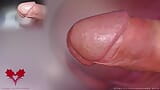 Close up feedback blowjob - penetrating urethra with tongue and swallowing cum. snapshot 10