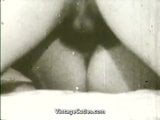 Two on two Hot Foursome Action (1950s Vintage) snapshot 8