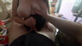 My wife gives a cool blowjob with the end in her mouth!! snapshot 13