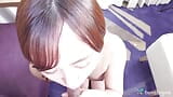 Sletterige Japanse brunette Mimi Inamura geneukt. snapshot 7