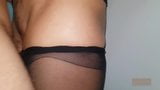 Pancut ke dalam pantyhose hitam saya snapshot 8