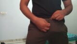 Sexy 23yrs old Indian shows off his big dick and jerk off. snapshot 2