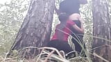 We hid under a tree from the rain and we had sex to keep warm - Lesbian-illusion snapshot 4