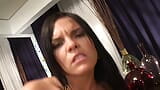 Brunette Mackenzee Pierce zuigt en neukt met een grote zwarte pik! snapshot 14