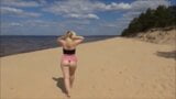 My Mini skirt on the beach snapshot 1